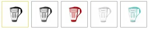 Carafe en verre Couleur